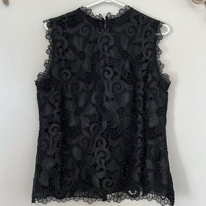 Ted Baker Black Lace Tank